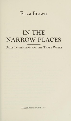 Cover of In the Narrow Places